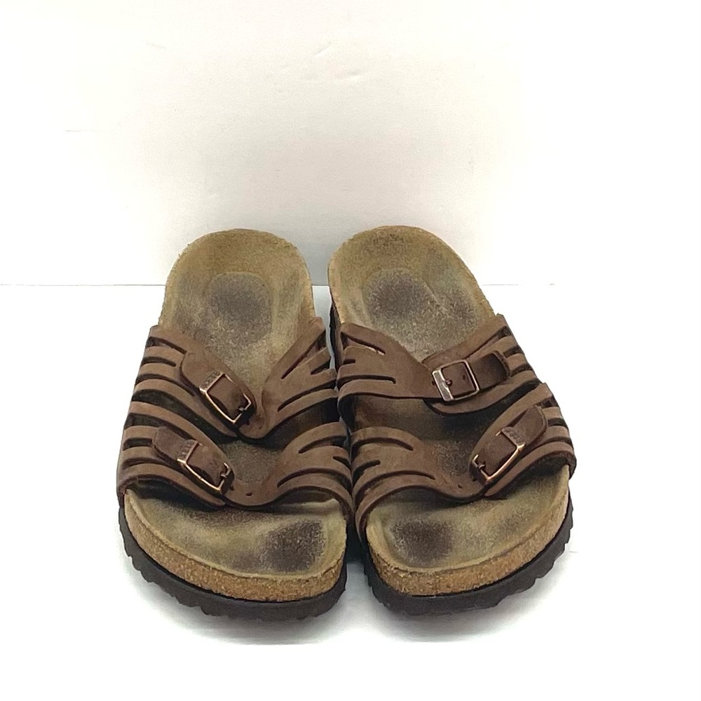Birkenstock Women's oil leather granada sandals Sz 8